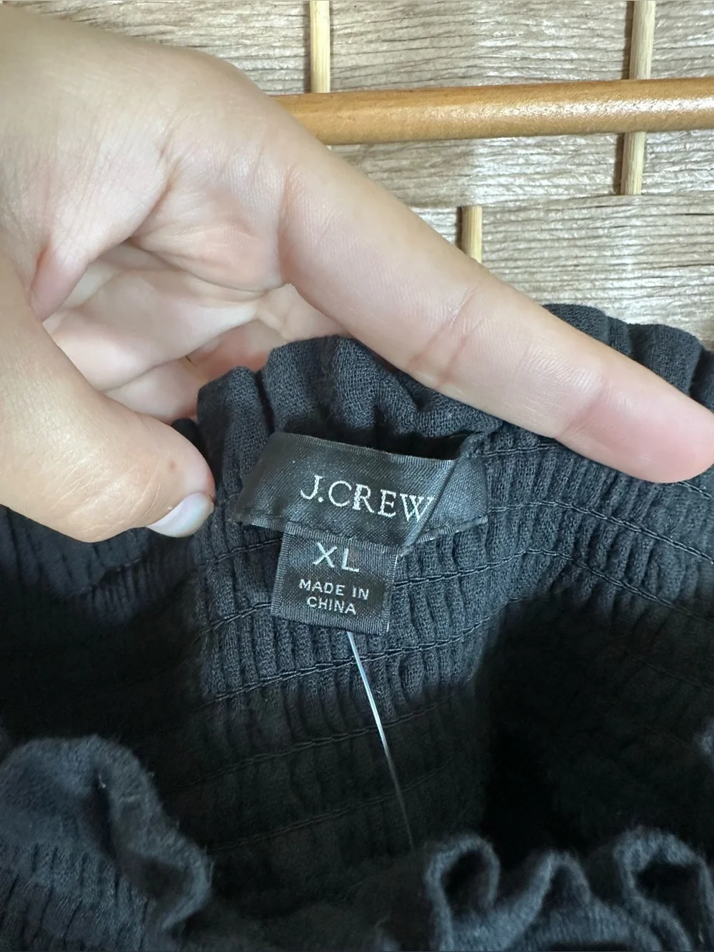 J. Crew orders ship